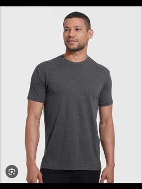 Men's Crew Neck Short Sleeve Tee - Charcoal